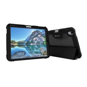 Extreme Folio-X for iPad 10/11tg gen (Smooth Wipeable Material) (Black) thumbnail