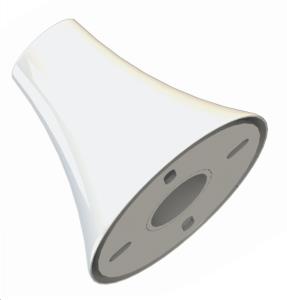 M Pro Series - Floor To Ceiling Plate White thumbnail