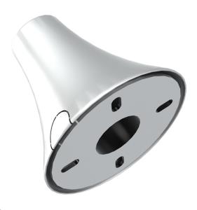 M Pro Series - Floor To Ceiling Plate Chrome thumbnail
