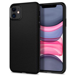 076CS27184 SPIGEN Liquid Air for iPhone 11 & XR - Black