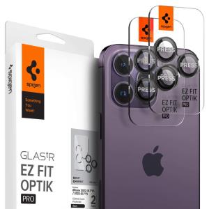 EU Product - iPhone 17 Pro/Pro Max Glas.tR EZ Fit Optik Pro Lens Protector, 2-pack - Black thumbnail