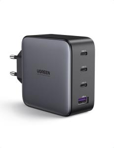 EU Product - GaN Fast Charger 100W, 3xUSB-C, 1xUSB-A thumbnail