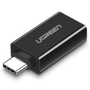 EU Product - USB-C to USB-A 3.0 Adapter - Black thumbnail