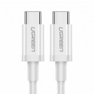 US264 1m USB-C cable. 60W power; 40MB/s data transfer. White PVC thumbnail