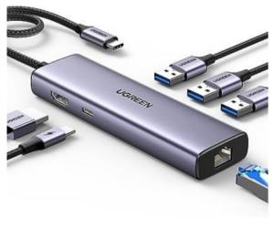45000; Model CM512 = USB-C to HDMI(4K@30Hz); inlcudes 3 x USB-A3.0; Gigabit RJ45 and PD(100W)