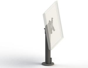 Old VESA 75/100 Pole Mount, Top Screen Mount - BLACK Latest Alternative available see code SPV1302 thumbnail