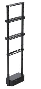 Dual-sided, height adjustable window mount for portrait screens up to 75_ (up to VESA 400x600). Black thumbnail