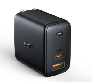 AUKEY AUEKY PA-B3 BLACK +?ADOWARKA SIECIOWA 65W 2XUSB-C