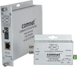 CNFE1002M1A COMNET ComNet 10/100 Mbps Ethernet 1310/1550nm network media converter 100 Mbit/s Multi-mode Silver                                                          
