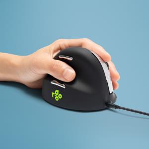RGOHELELA R-GO TOOLS HE  ERGONOMIC MOUSE, LARGE (HAND SIZE ABOVE 185MM), LEFT HANDED, WIRED