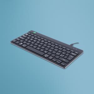 RGOCONDWDBL R-GO TOOLS R-Go Tastatur Compact Break Nordic-Layout            schwarz