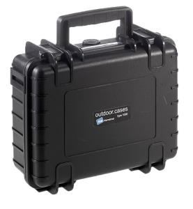 B&W Type 1000 camera drone case Briefcase Black Polypropylene (PP)