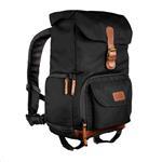 21502 MANTONA Mantona Luis junior backpack Black, Brown Leather, Metal, Polyester, Synthetic                                                                        