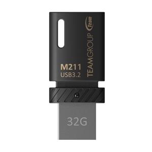 TM211332GB01 TEAM GROUP M211 - 32 GB - USB Type-C - 3.2 Gen 1 (3.1 Gen 1) - 100 MB/s - Capless - Black