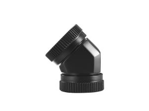 12mm Hard Tube Adapter 45 - Black thumbnail