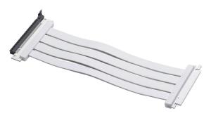 300 mmFlatline PCI-E 4.0 x16Riser Cable 90 Adapter - White thumbnail