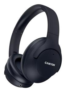 EU Product - Canyon CNS-CBTHS10BK headphones/headset Wired & Wireless Head-band Calls/Music/Sport/Everyday Blueto