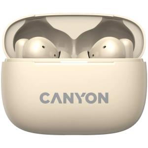 CNS-TWS10BG CANYON Bluetooth Headset - Ongo 10 - In-ear/anc - Bt (touch) - Beige Retail