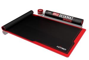NC-GP-MP-004 NITRO CONCEPTS Desk Mat 1200 x 600mm - Black/Red