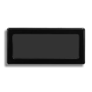 DF0077 DEMCIFLEX Dust Filter 2x40mm Square - Black/Black