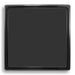 DF0010 DEMCIFLEX Dust Filter 230mm Square - Black/Black