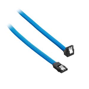 CM-CAB-RSAT-N30KLB-R CABLEMOD ModMesh Right Angle SATA 3 Cable 30cm - Light Blue