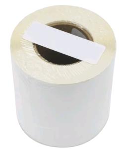 307602904010 BLUE PRODUCTS PE Matte Label - Continuous Roll: 76mm x 29m, Box of 1 Roll