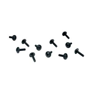 Trim Head Screw With Nylon Washer - 0.75in - Black (100 Pack)