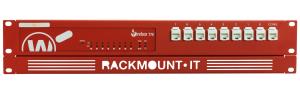 RM-WG-T4 RACKMOUNT.IT Rack Mount Kit for WatchGuard Firebox T70 - Mounting bracket - Black - 1.3U/2U - 0.5 m - WatchGuard Firebox T70 - 482 mm