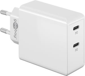 EU Product - PD Dual USB-C Fast Charger 36W - White thumbnail