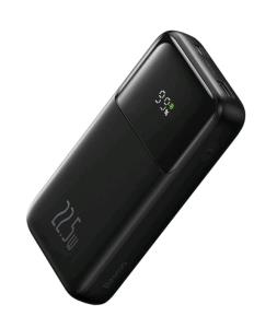 PPMD020101 BASEUS Comet Dual-Cable Digital Display Fast Charge Power Bank 20000mAh, 22.5W - Black