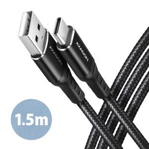 EU Product - BUCM-AM15AB USB-C zu USB-A Kabel USB 2.0 3A geflochten - Cable - Digital thumbnail