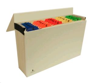 Cathedral Products Expanding File Manilla Mylar Reinforced 31 Pocket Labelled 1-31 Buff - EXPCA31