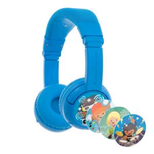 EU Product - BUDDYPHONES Kopfh?+?rer f?+?r Kinder| Homeschooling| Bluetooth| Blau