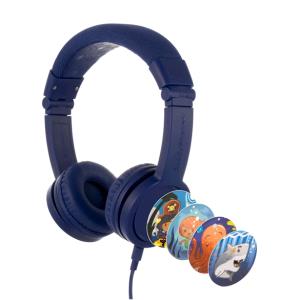 EU Product - BUDDYPHONES Kopfh?+?rer f?+?r Kinder| Basic| Dunkelblau