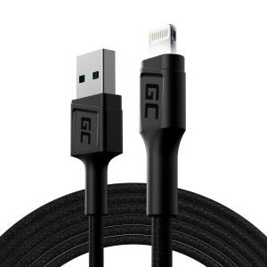 EU Product - Cable Ray USB-A - Lightning White LED 2m, fast charging Apple 2.4A thumbnail