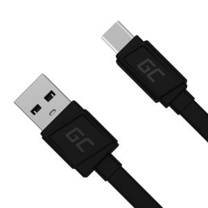 EU Product - Flat Cable USB-A to USB-C, 25 cm, fast charging thumbnail