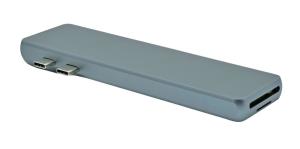 USBC-MULTI8-001 PROXTEND USB-C 8in1 MacBook MultiHub
