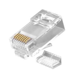 RJ45 UTP plug Cat6a for  AWG23-24 solid/stranded  conductor 10pcs. thumbnail