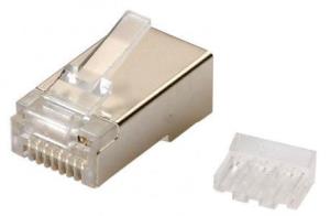 RJ45 FTP plug Cat6 for AWG  24-26 solid/stranded  conductor 10pcs. thumbnail