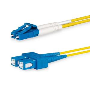 LC-SC single mode Duplex OS2  9/125 LSZH 5m Fibre Patch  Cable thumbnail