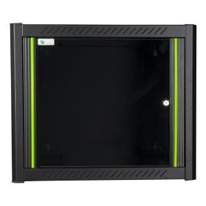 RWM09U45BL LANVIEW 19'' 9U Rack Wall Mount 600 x  450 x 512mm - Black