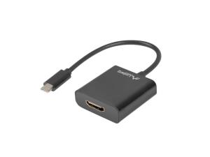 EU Product - USB-C(M)3.1->HDMI(F) Kabel 0,15m schwarz thumbnail