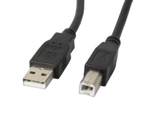 EU Product - USB-A(M)->USB-B(M) 2.0 Kabel 5m schwarz thumbnail