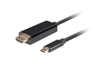 EU Product - USB-C(M)->HDMI(M) Kabel 3,0m 4K 60Hz schwarz thumbnail