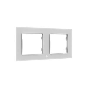 EU Product - Wall Frame 2 Wandtaster Rahmen 2-fach wei thumbnail