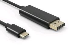 Type C (Male) to DisplayPort (Male) Cable 1.8M - Black thumbnail