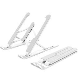 Adjustable Foldable Laptop Riser - Silver thumbnail