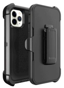 IPH12PEBC JLC DISTRIBUTION Apple iPhone 12/12 Pro Pelican Belt Clip case - Black