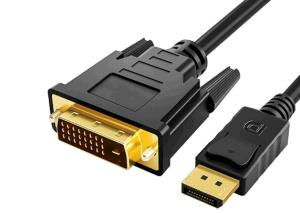 JLC0.5DP-DVIC JLC DISTRIBUTION DisplayPort (Male) to DVI (Male) Cable 0.5M - Black